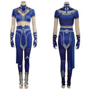 MK Mortal Kombat Kitana Outfits Halloween Carnival Party Cosplay Costume