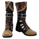 Genshin Impact Diluc Ragnvindr Boots Accessory Custom Made Cosplay Shoes