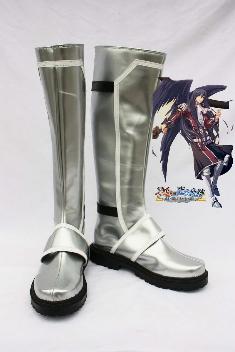 Ys6 Ernst Cosplay Boots Shoes Silver