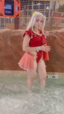 Fire Emblem Heroes Edelgard·Von·Fresberg Cosplay Costume Jumpsuit Cloak Swimsuit Outfits Halloween Carnival Suit