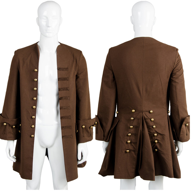 Pirates Brown Jacket Outfits Only Costume