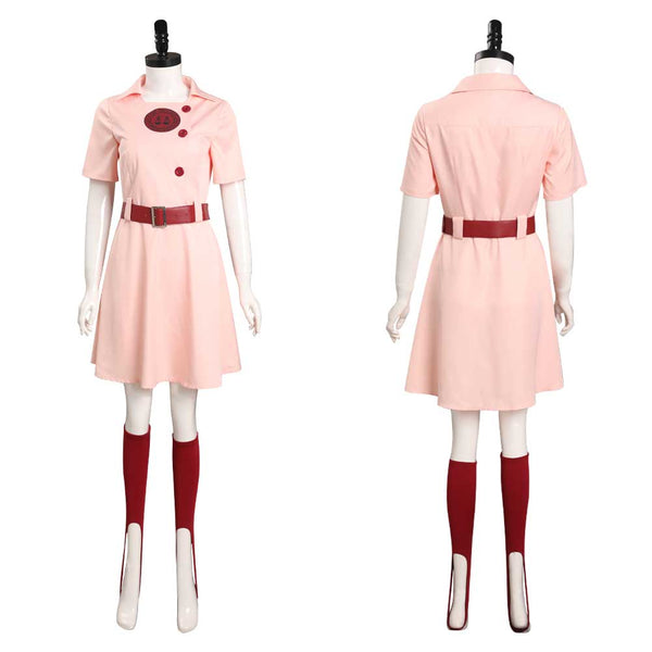 A League of Their Own Cosplay Costume Women Baseball Uniform Dress Outfits
