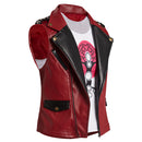 Tr Men Red Vest 2 Pecices Outfits Halloween Carnival Suit Cosplay Costume