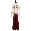 Leia Cosplay Costume Slave Leia Metal Bikini Outfits Halloween Carnival Suit