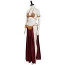 Leia Cosplay Costume Slave Leia Metal Bikini Outfits Halloween Carnival Suit