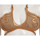 Leia Cosplay Costume Slave Leia Metal Bikini Outfits Halloween Carnival Suit