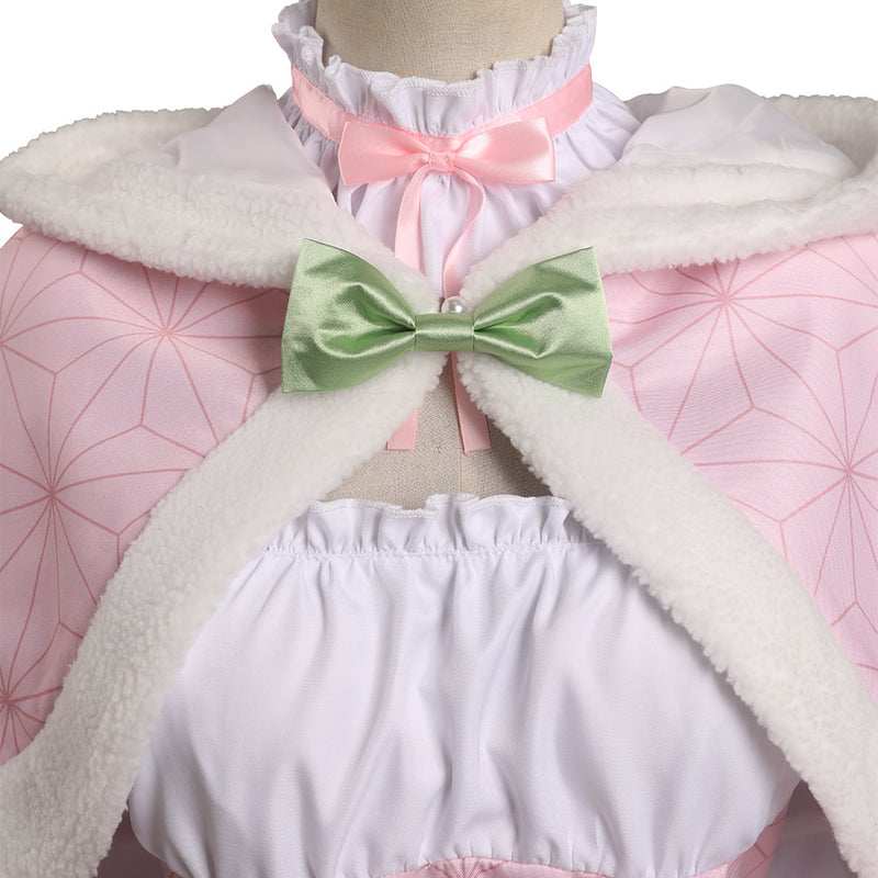 Pink Christmas Cosplay Costume Dress Outfits Halloween Carnival Suits