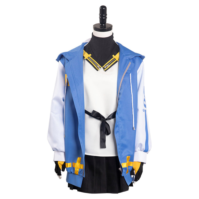 guilty gear cosplay Guilty Gear -Strive Bridget Hoodie Skirt Outfits Cosplay Costume Halloween Carnival Suit