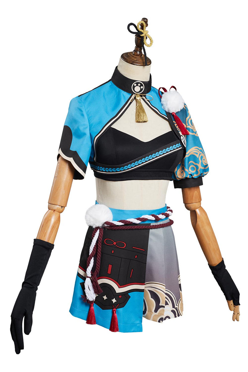 Genshin Impact Ms Hina/Gorou Original Design Cosplay Costume- Cossky®