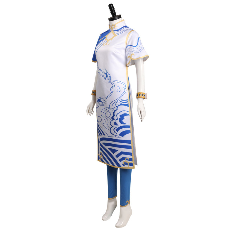 Street Fighter 6 SF Chun-Li Cosplay Costume Outfits Halloween Carnival Suit