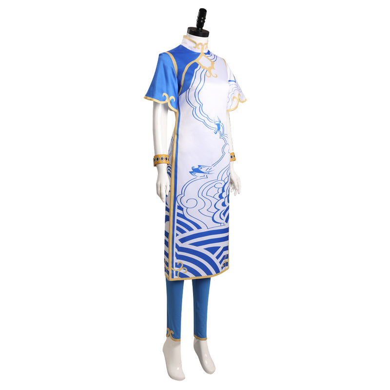 Street Fighter 6 SF Chun-Li Cosplay Costume Outfits Halloween Carnival Suit