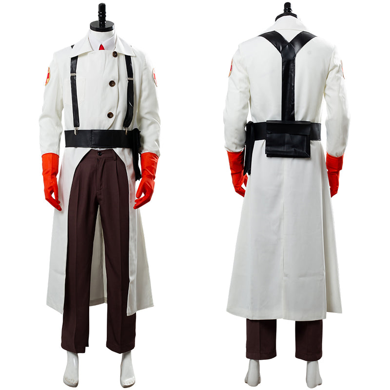 Team Fortress 2 Medic Outfits Halloween Carnival Suit Cosplay Costume