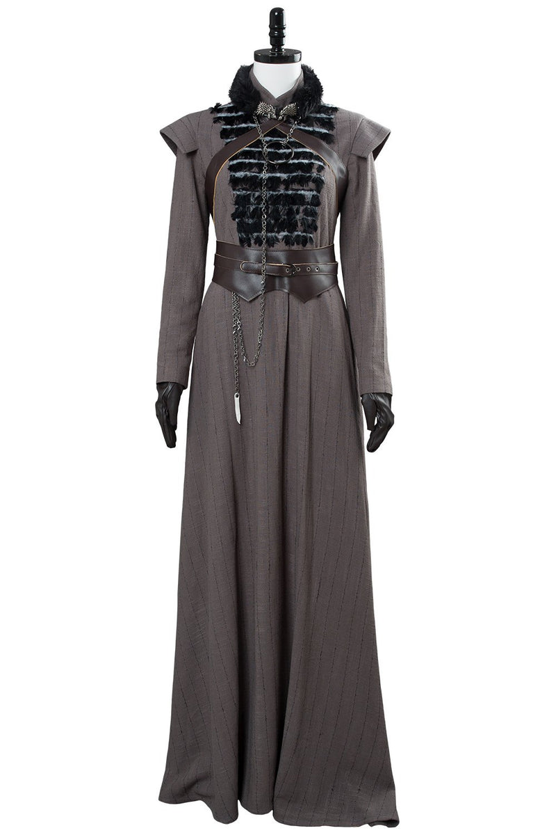 Game of Thrones Sansa Stark Outfit Cosplay Costume GOT Women Halloween Costume