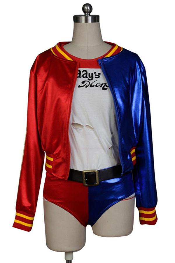 Suicide Squad Harley Quinn Coat Comic-con Cosplay Costume（ Jacket Only )