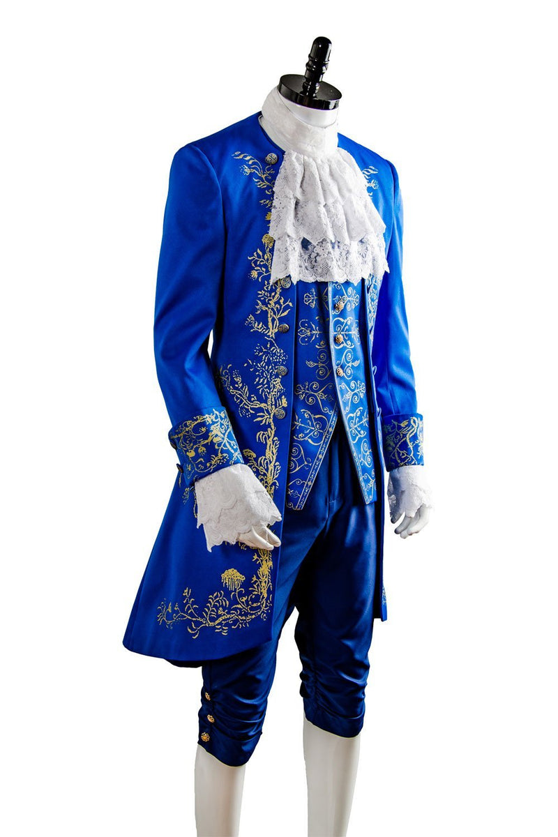 Prince Adam Suit Cosplay Costume Adults Halloween Outfit
