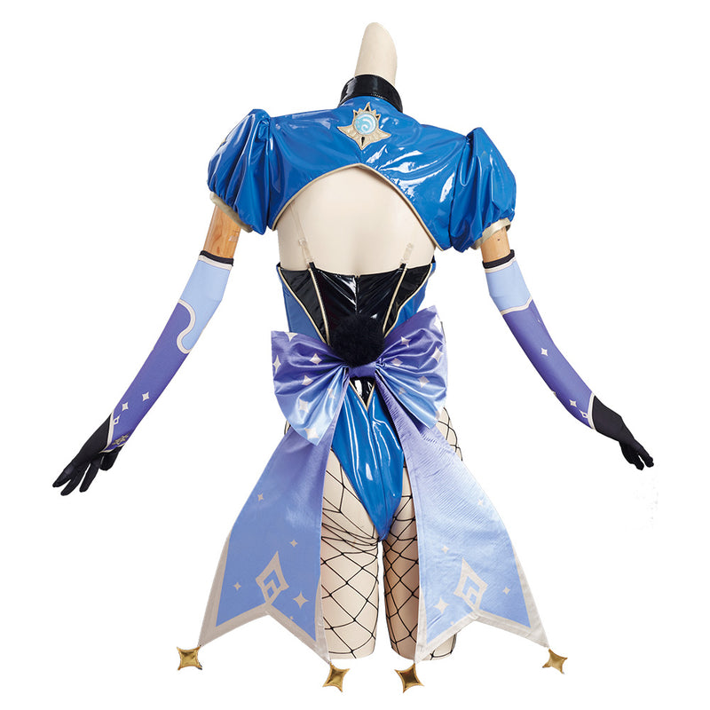 Genshin Impact Mona Bunny Girls Halloween Carnival Original Design Cosplay Costume-Cossky®