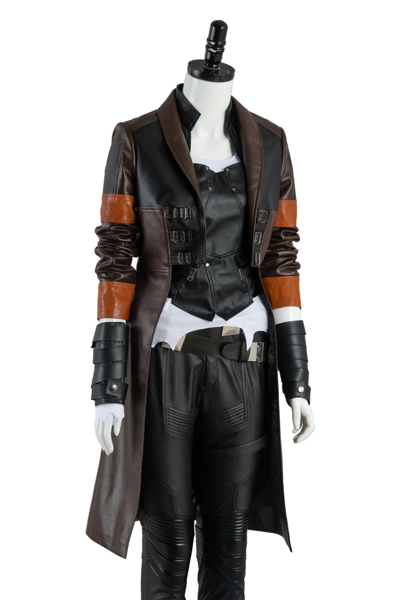 Guardians of the Galaxy Vol. 2 Gamora Outfit Suit Halloween Cosplay Costume