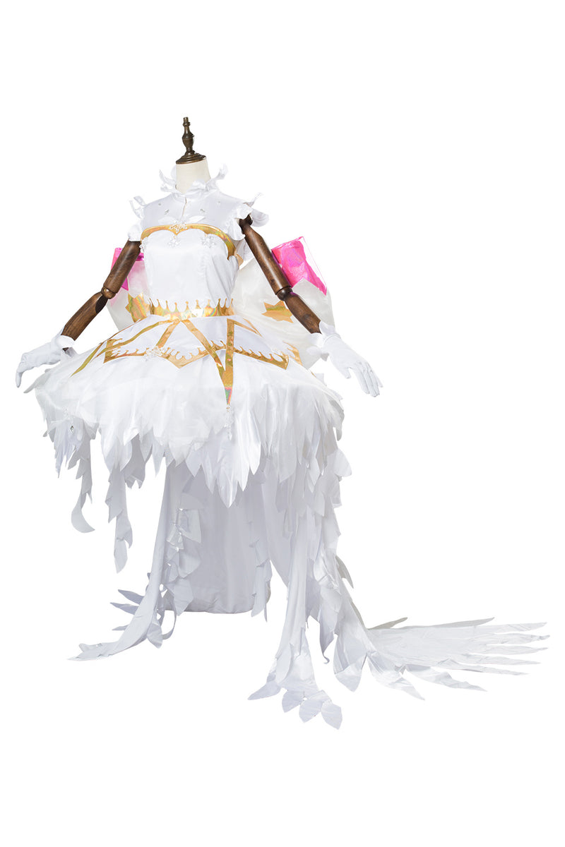 Clear Card Sakura Kinomoto Snow Angel fancy Dress Cosplay Costume