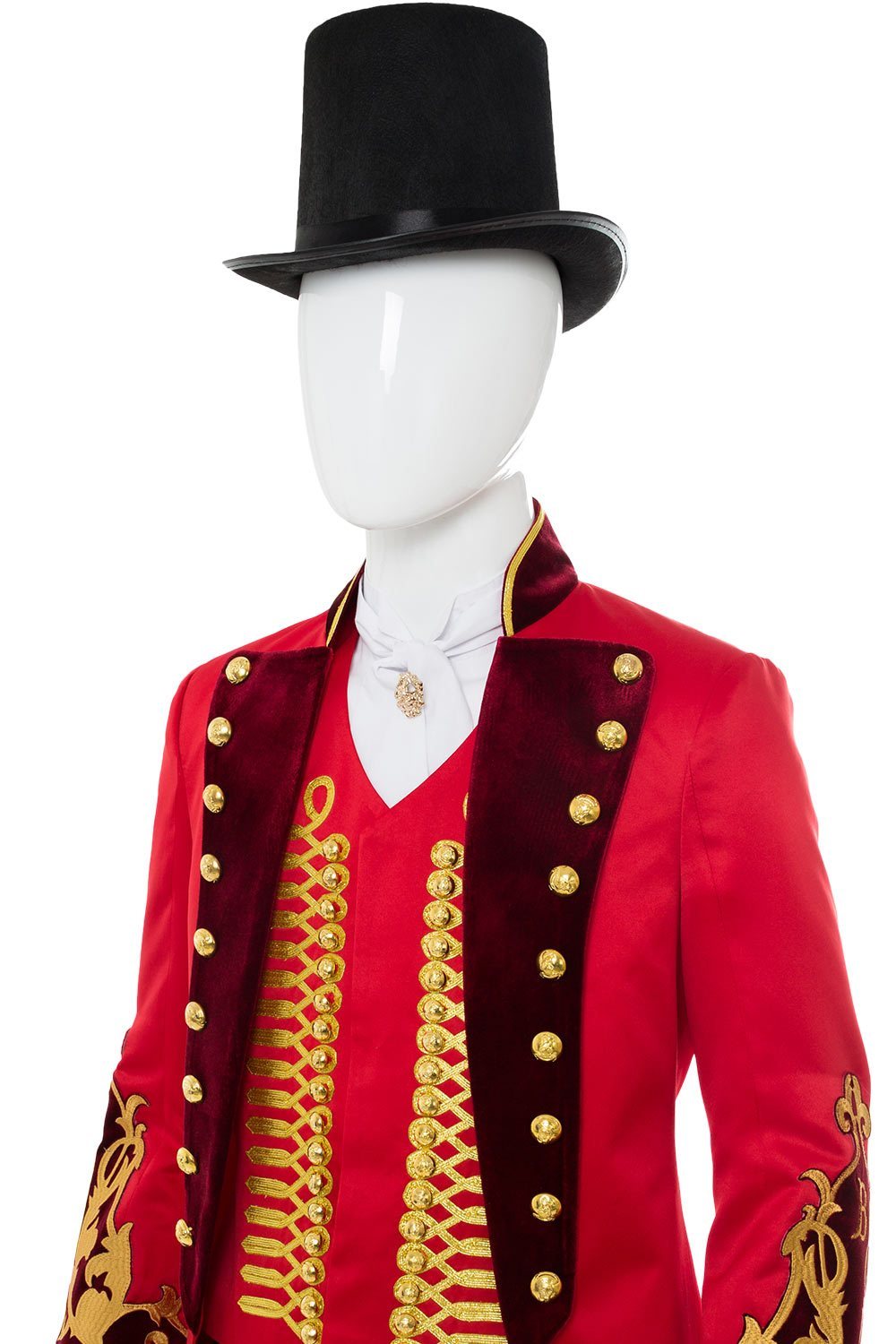The Greatest Showman P.T. Barnum Red Suit Cosplay Costume