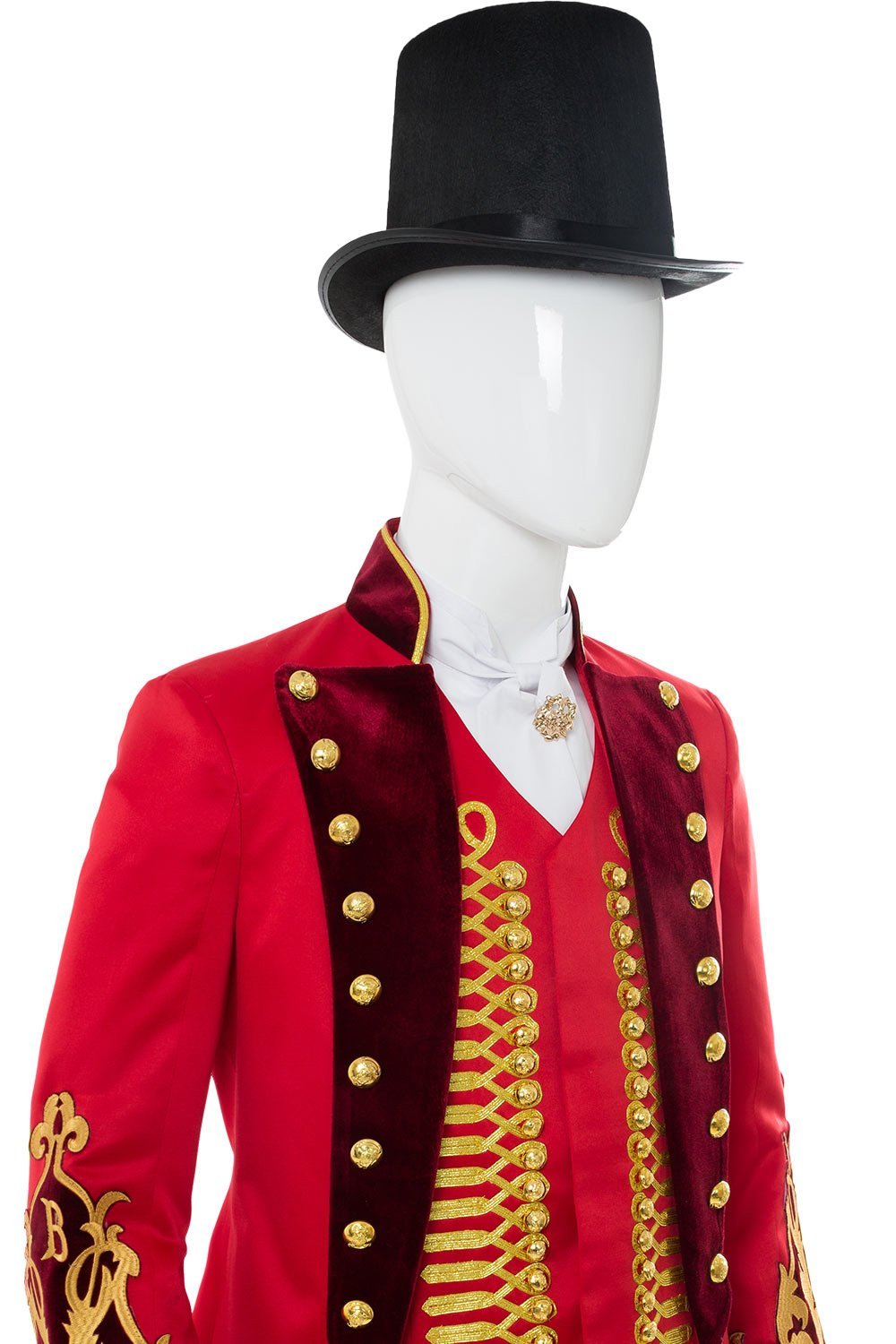 The Greatest Showman  P.T. Barnum Red Suit Cosplay Costume