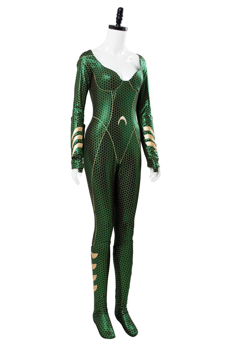 2018 Aquaman Mera Jumpsuit Outfit Cosplay Costume