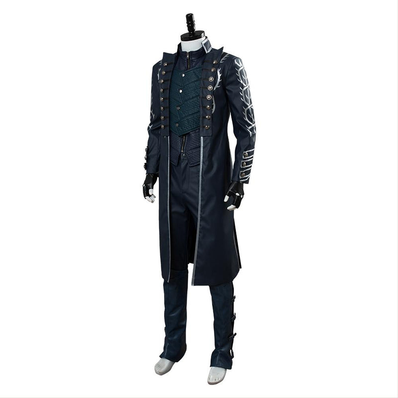 Devil May Cry V Vergil Aged Outfit  Halloween Carnival Suit Cosplay Costume