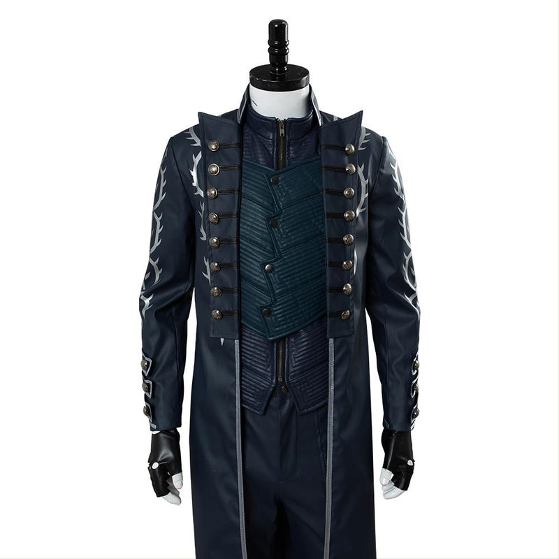 Devil May Cry V Vergil Aged Outfit Halloween Carnival Suit Cosplay Cos