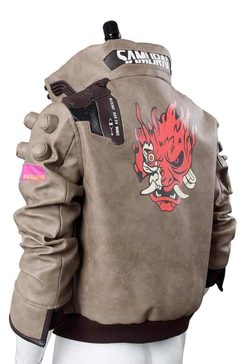 Video Game Cyberpunk 2077 V Jacket Cosplay Costume Merchandise