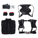 Women Black W Jumpsuit Outfits Halloween Cosplay Costume