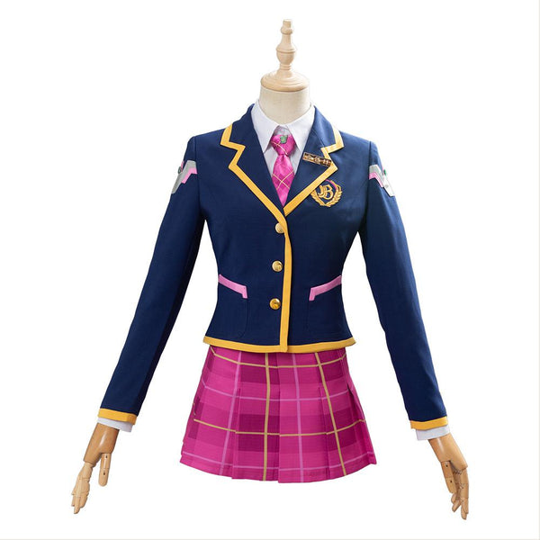 Overwatch Academy Dva Skin 3-YEAR Anniversary Outfit Cosplay Costume