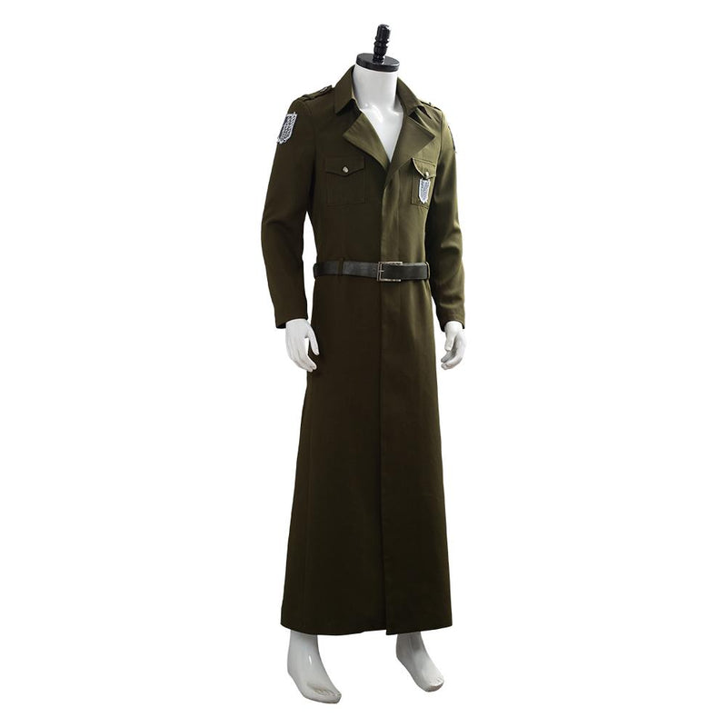 Season 3 Eren Cosplay Costume Scouting Legion Soldier Officer Uniform