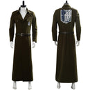 Season 3 Eren Cosplay Costume Scouting Legion Soldier Officer Uniform