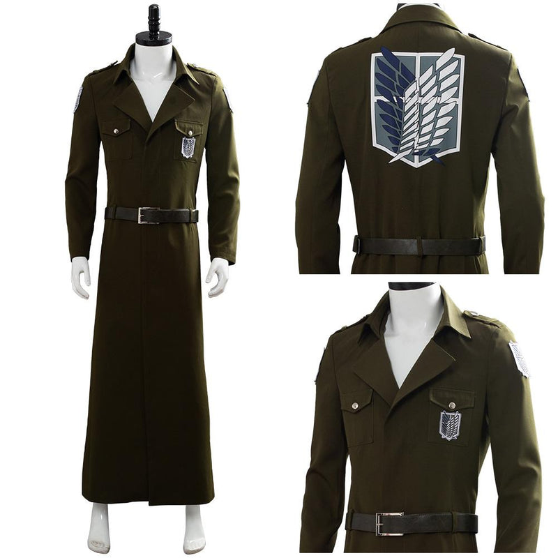 Season 3 Eren Cosplay Costume Scouting Legion Soldier Officer Uniform