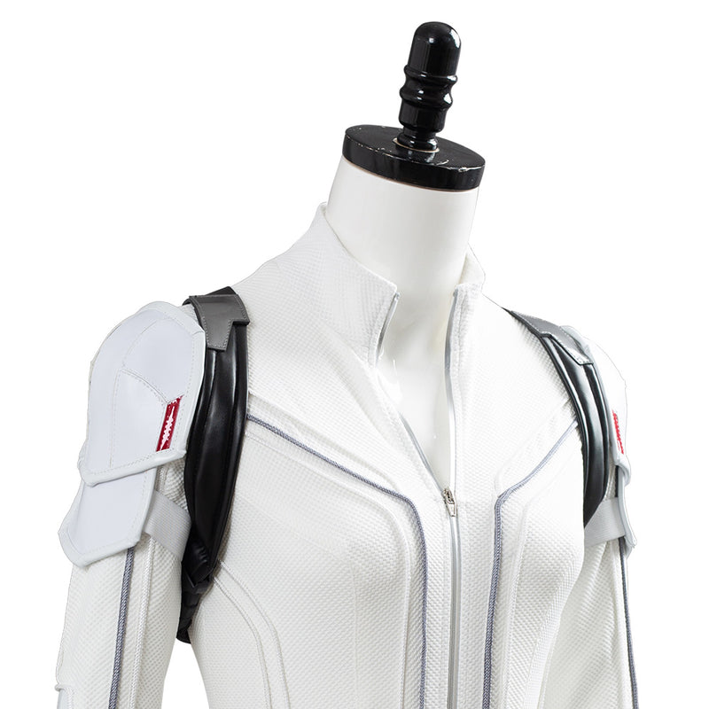 Black Widow Natasha Romanoff White Suit Costume Cosplay Costume