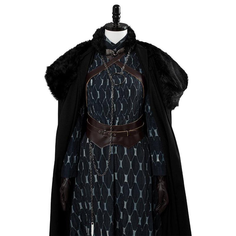 Game of Thrones 8 Sansa Stark Woman Halloween Costume Cosplay Costume