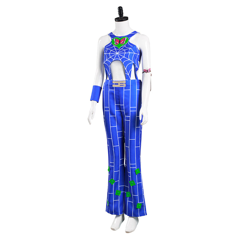 JoJo‘s Bizarre Adventure: Stone Ocean Jolyne Cujoh Pants Vest Outfits Halloween Carnival Suit Cosplay Costume