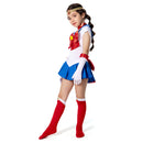 Sailor Moon Sailor Moon/Tsukino Usagi Kids Children Girls Dress Outfits Cosplay Costume