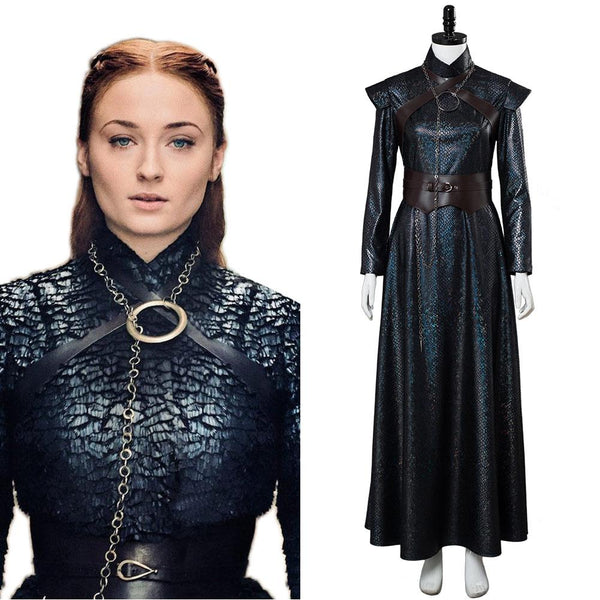 Game of Thrones 8 Sansa Stark Cosplay Costume