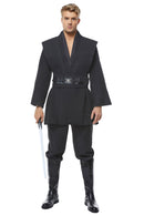 Obi Wan Kenobi Jedi Black Version No Cloak Cosplay Costume