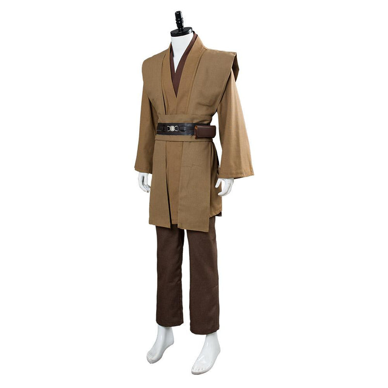 Obi Wan Kenobi Jedi Cosplay Costume Brown Version No Cloak