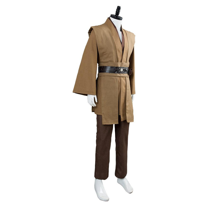 Obi Wan Kenobi Jedi Cosplay Costume Brown Version No Cloak