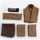Obi Wan Kenobi Jedi Cosplay Costume Brown Version No Cloak
