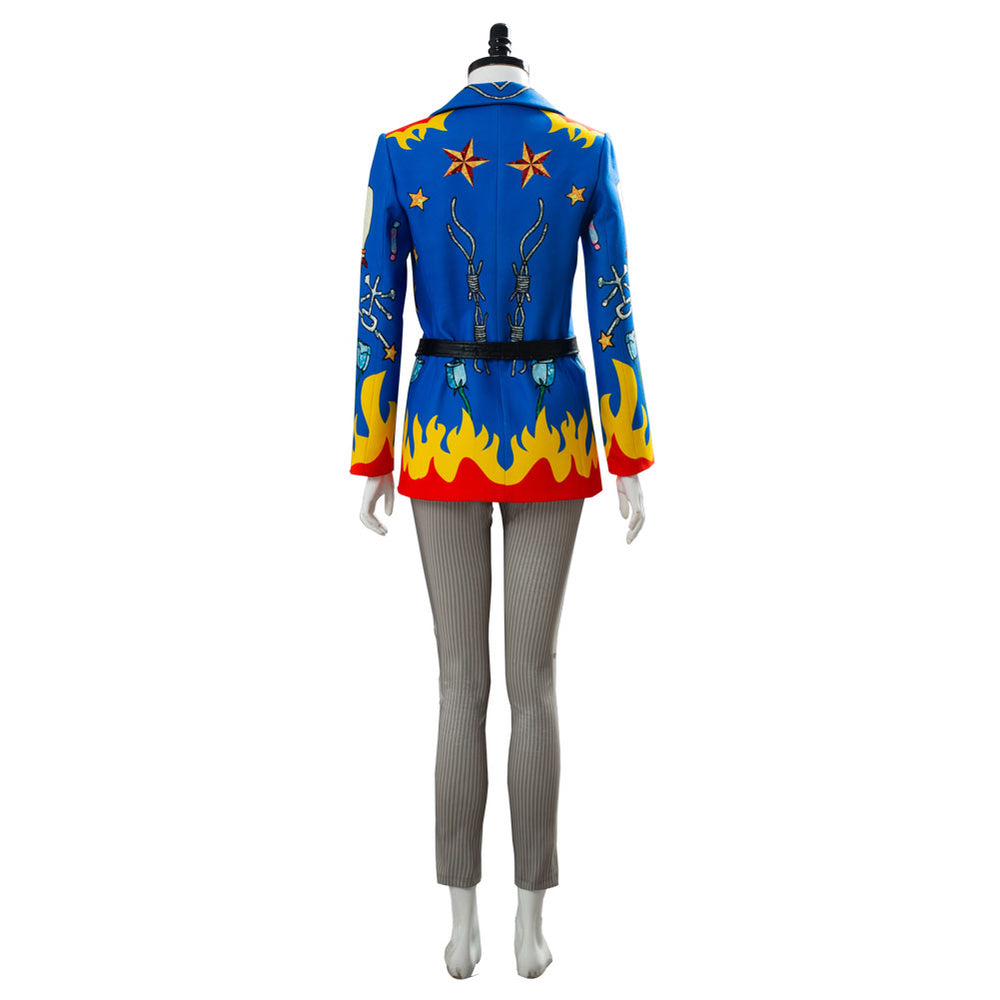 striped mini dress long sleeve Avec Les Filles Button Front Dress - Blue Stripe