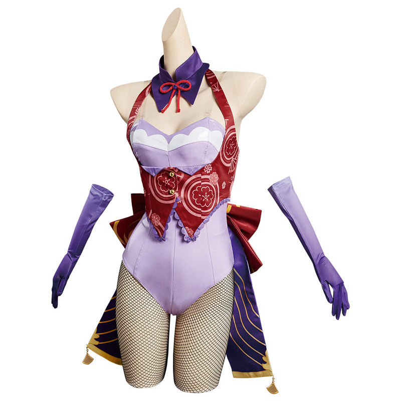 Genshin Impact Baal Bunny Girls Halloween Original Design Cosplay Costume - Cossky®
