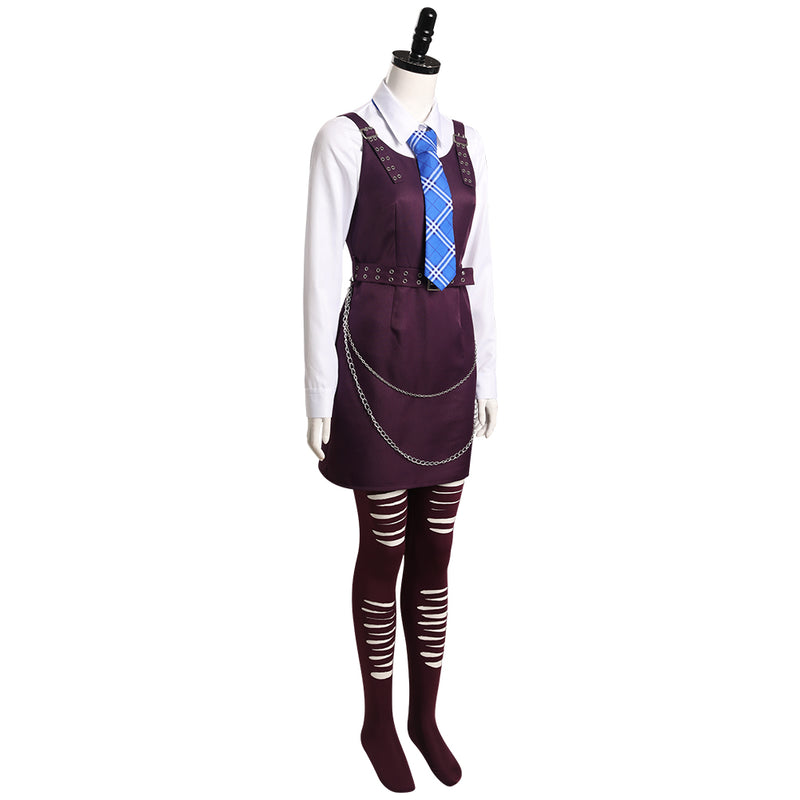 Monster High Frankie Stein Cosplay Costume Dress Outfits Halloween Carnival Suit