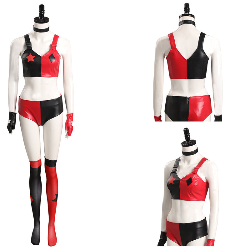 Harley Quinn Cosplay Costume Outfits Halloween Carnival Suit