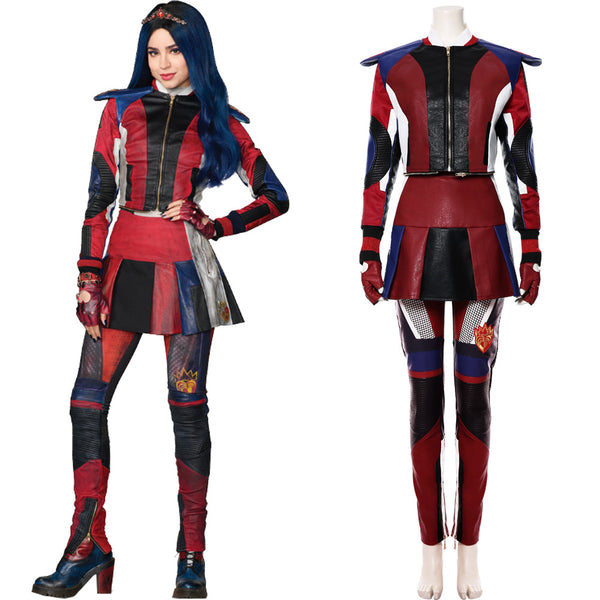 Descendants 3 Evie Outfit Halloween Carnival Suit Cosplay Costume