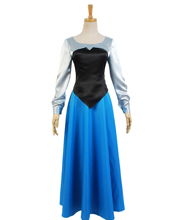 Cartoon Princess Ariel Costume Ariel Blue And Black Dress Anime Mermaid Ariel Princess Cosplay Costumes For Cartoon Princess Ariel Costume Ariel Blue And Black Dress Anime Mermaid Ariel Princess Cosplay Costumes For