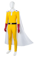 Saitama Jumpsuit Outfit Halloween Carnival Suit Cosplay Costume