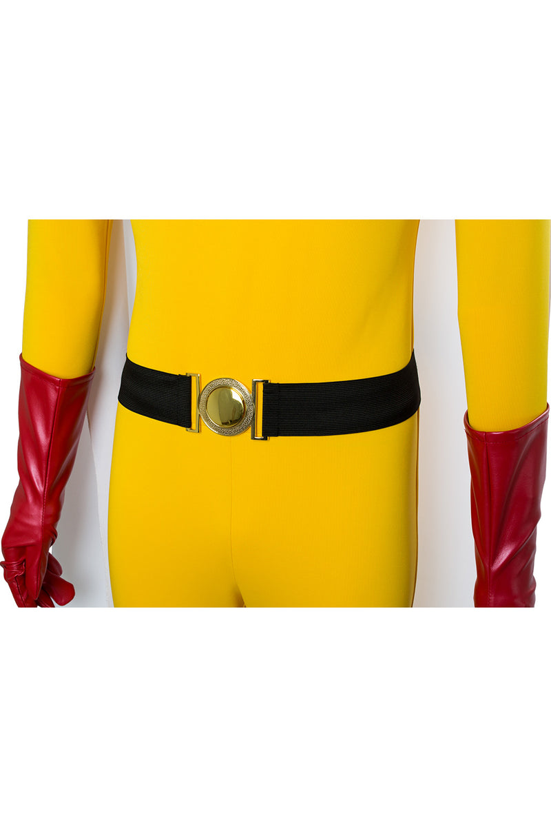 Saitama Jumpsuit Outfit Halloween Carnival Suit Cosplay Costume